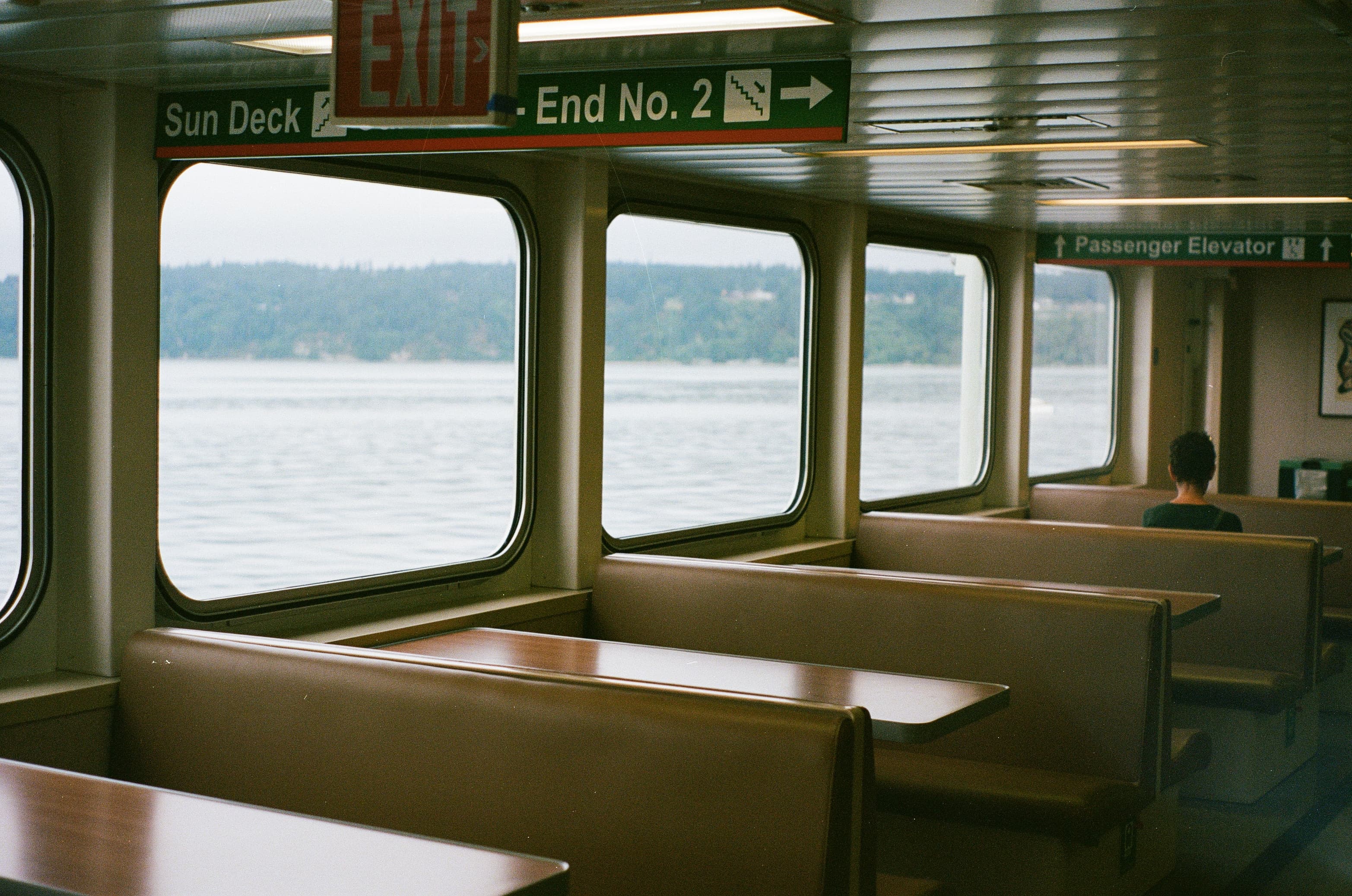 The ferry to Whidbey Island Washington